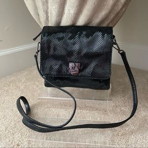 Calvin Klein Black Multi Pocket Crossbody Bag